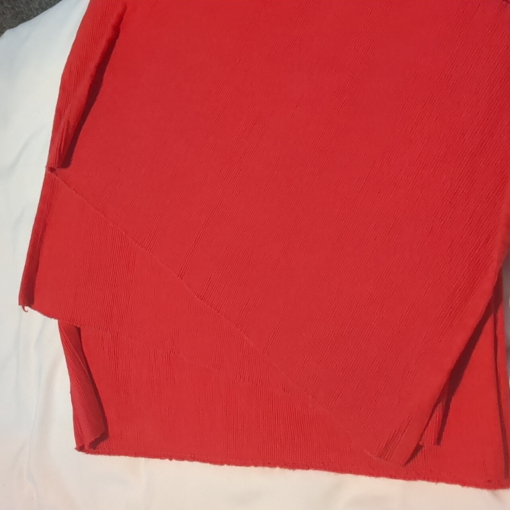 Set of 4 red placemats
